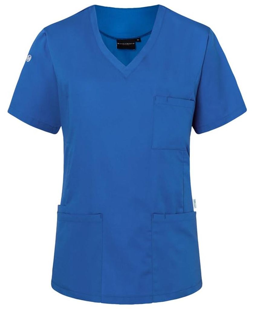 Karlowsky - "Kasack Essential" Arbeitsschürze für Damen, kurzärmlig LT5484 (147 cm) (Königsblau)