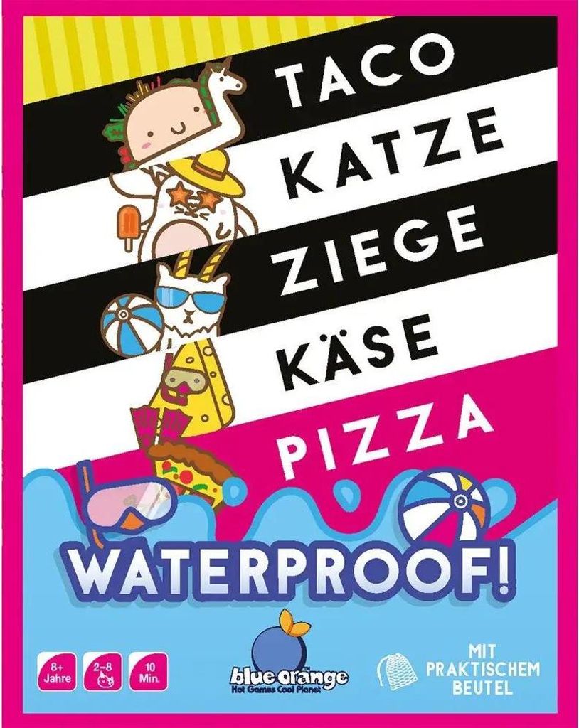 Taco, kat, geit, kaas, pizza, waterdicht Productafbeelding 