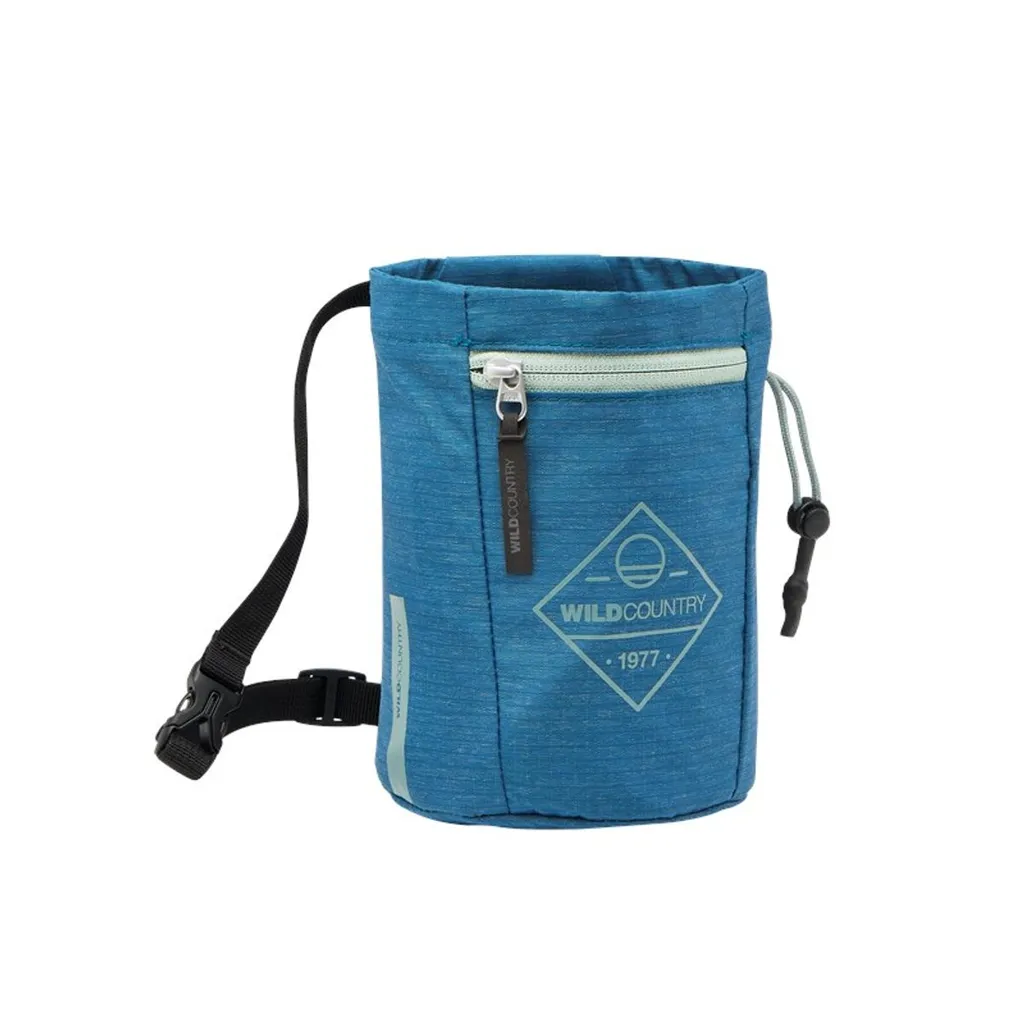 Wild Country Syncro Chalk Bag Petrol - Sac à Magnésie pour Escalade