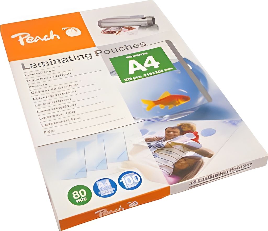 Peach 100er-Pack - glänzend - A4 (210 x 297 Obrázek produktu 