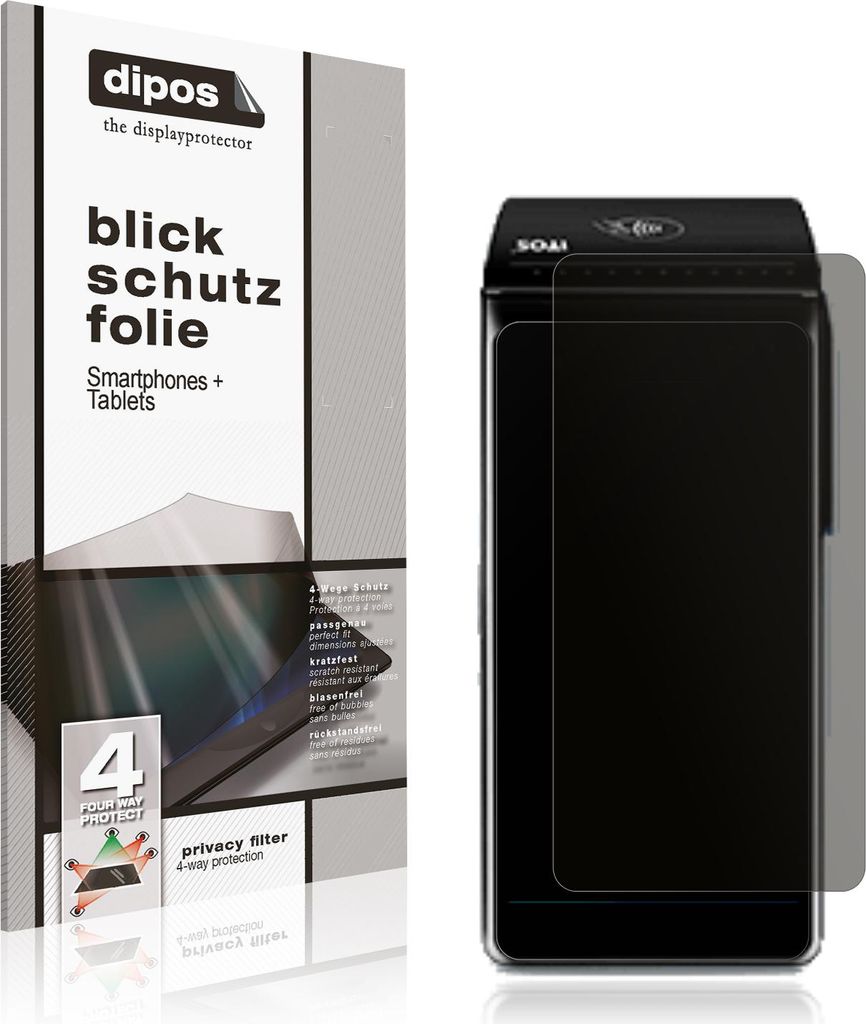 Blickschutzfolie für ITOS DM5 matt Schutzfolie Folie Display Schutz dipos
