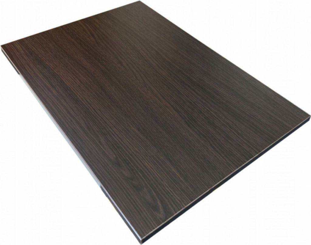 AKKE Wenge Tischplatte 18mm Kantenumleimung 2mm-PVC LxB: 80x40 cm