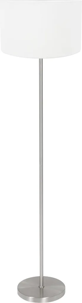 Mexlite Noor 4432ST Piantana Moderna Bianca: Acciaio e Lino E27