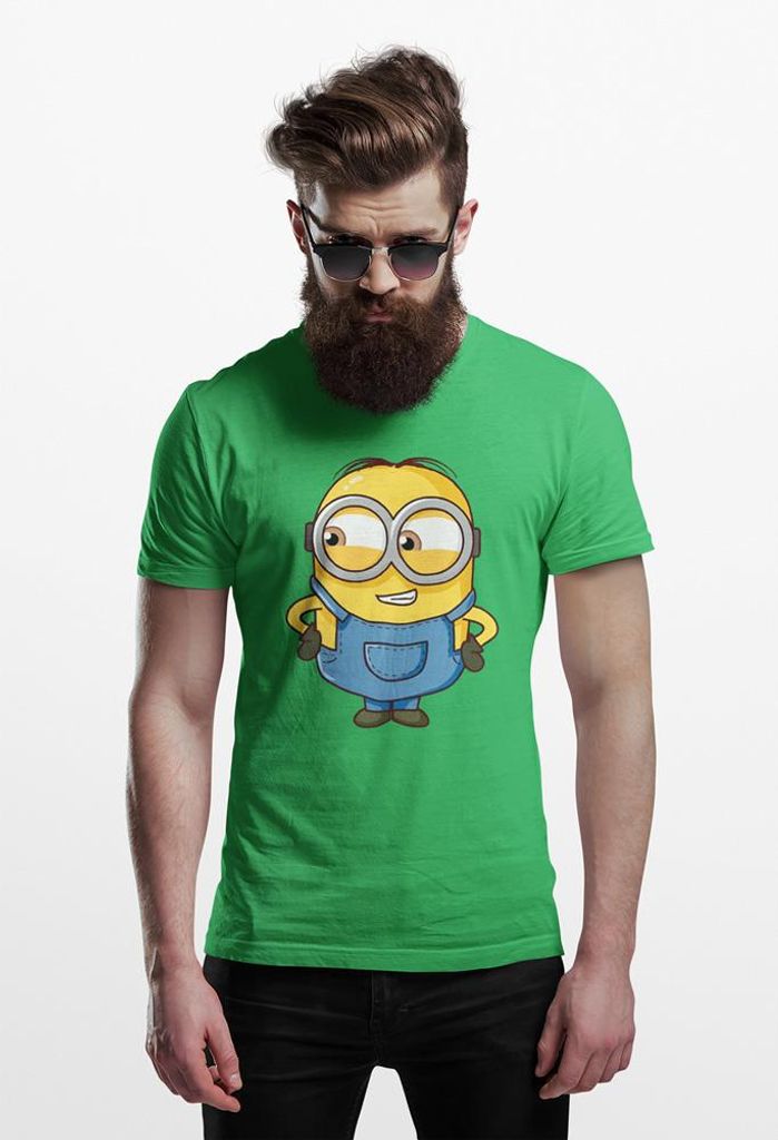 D&B 150 Uni Polo EB00012 Minions Grün-Größe M