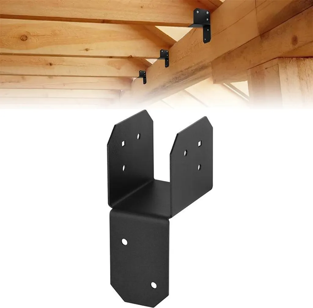 Stabilisez vos structures bois avec cet ancrage de poutre 7,6x9cm INF x4