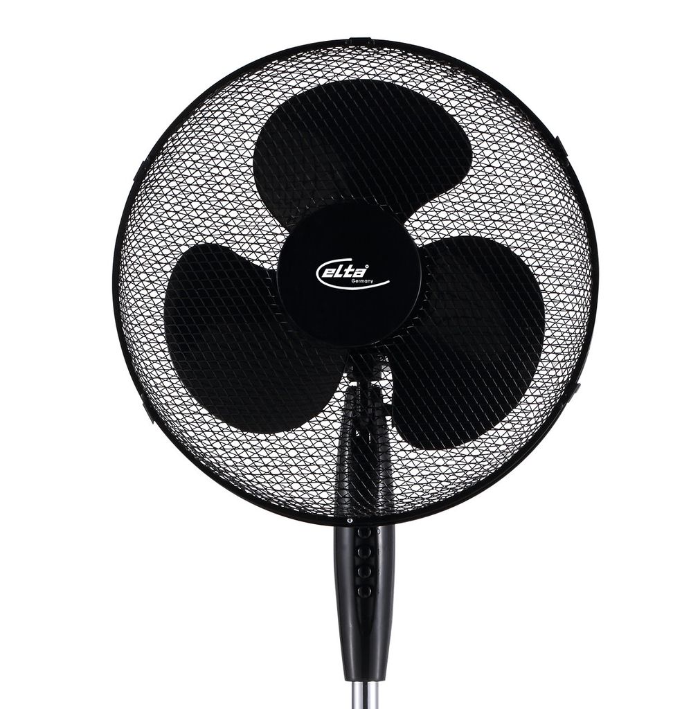 Elta Ventilator SVT-40.5 Standventilator 40cm schwarz höhenverstellbar Oszillation