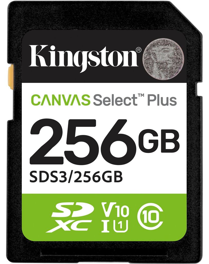 Kingston Canvas Select Plus 256 GB SDXC, Speicherkarte, Produktbild 
