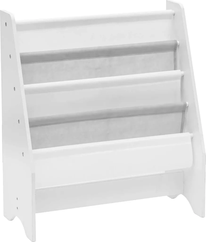 Meuble de Rangement Chambre avec 4 Paniers et Étagères Rebecca Mobili