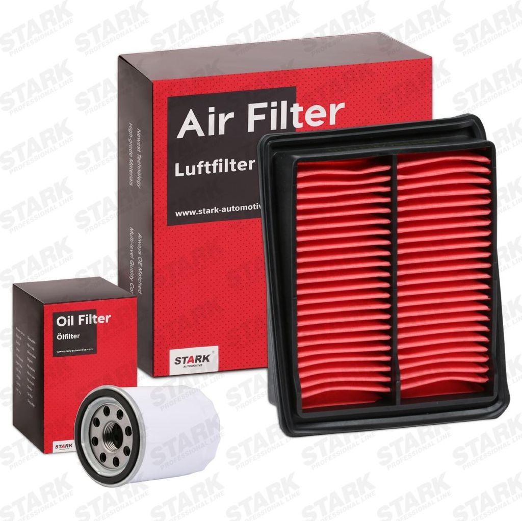 STARK Filterset Inspektionspaket Filtersatz für VW GOLF PLUS (5M1, 521) passend für MERCEDES-BENZ A-Klasse (W169) für BMW 5 Limousine (F10) für...