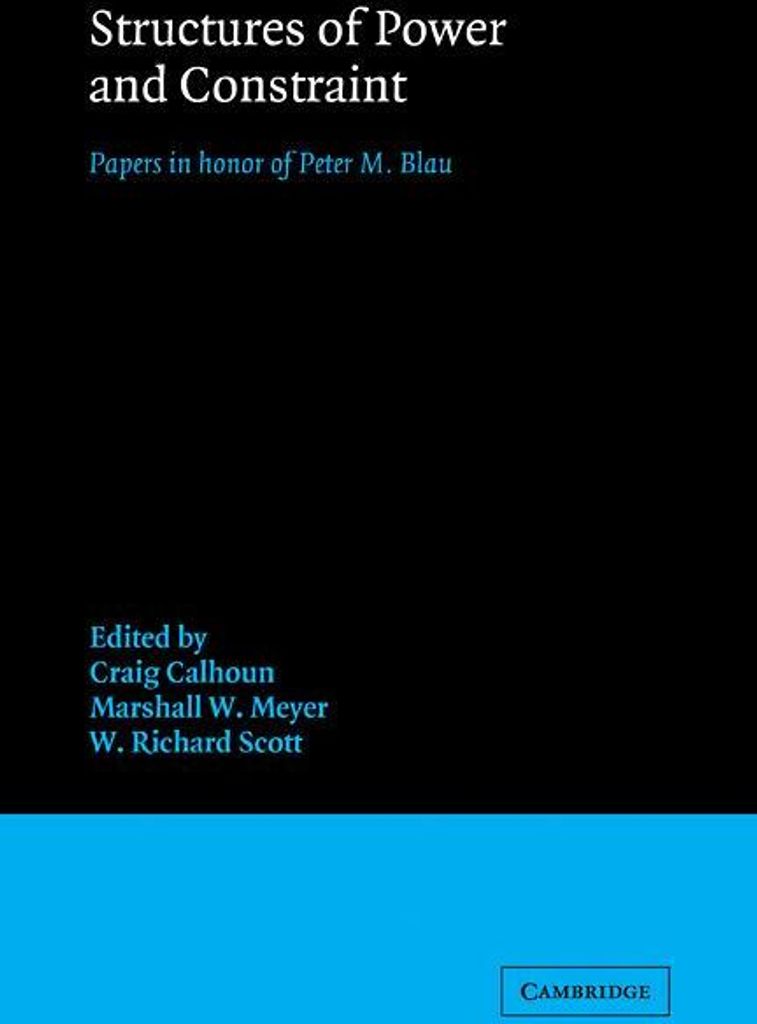 Structures of Power and Constraint
