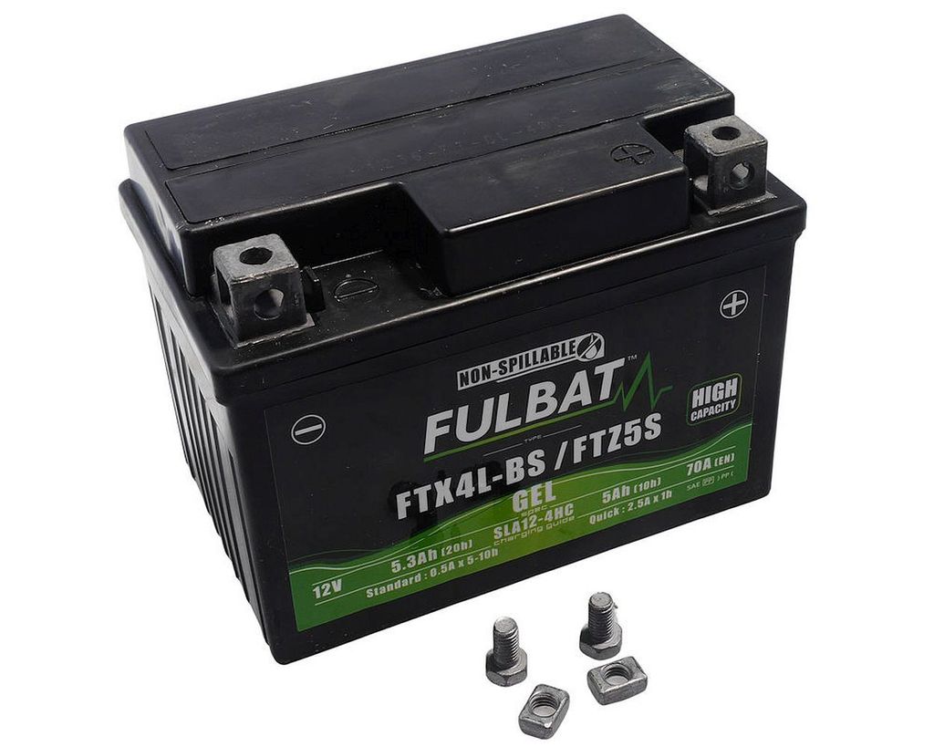 Batterie FULBAT HighPower FTX4L / FTZ5S SLA kompatibel für Gilera DNA Ice Runner