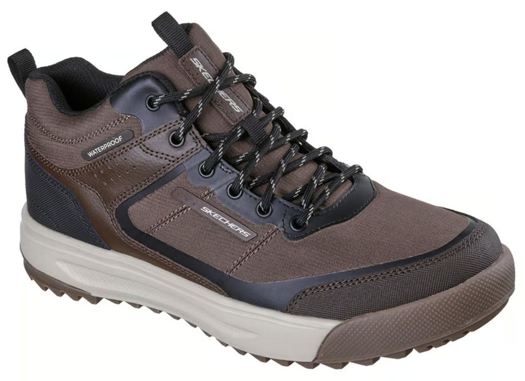Skechers Urban Street Hiker Herren Wanderschuhe Waterproof Leder Outdoor Schuhe 47,5 EU