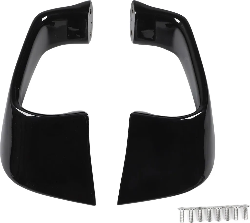 Spoiler d'aile rigide noir brillant, winglet moto aérodynamique YZF R1 R6