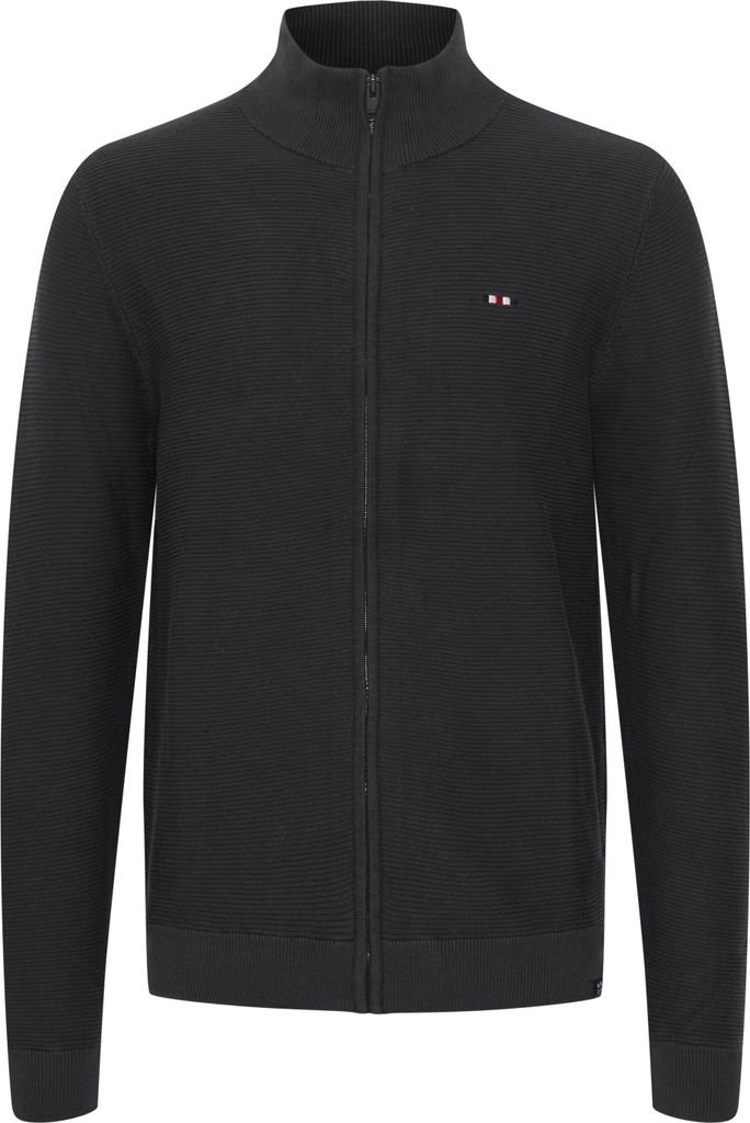 FQ1924 FQVillum Herren Strickjacke Cardigan Feinstrick mit hochabschließendem Kragen