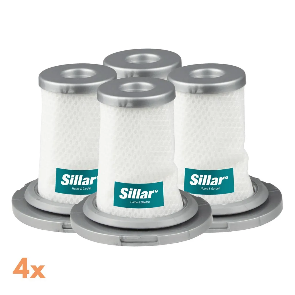 Kit Risparmio 4 Filtri Sillar ZR009006 per Rowenta X-Force e X-Pert