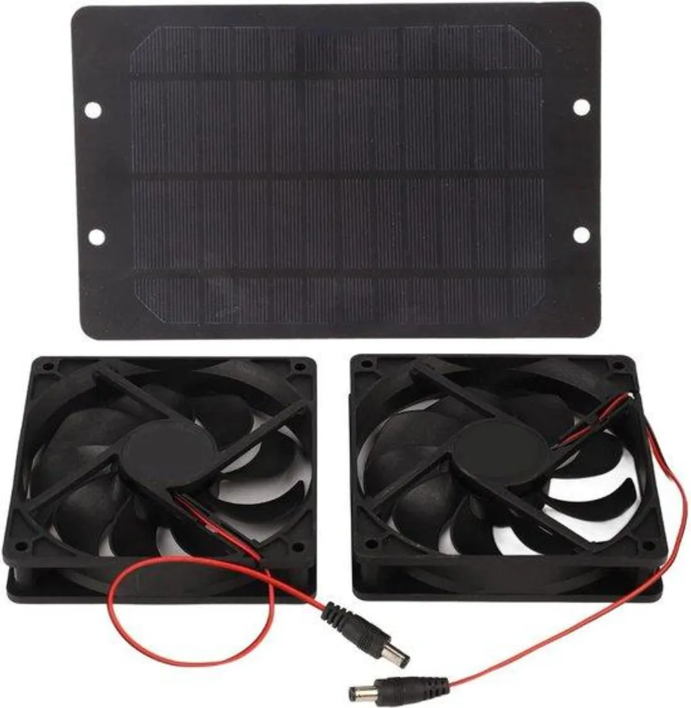 Kit Anti-Chaleur Solaire 10W pour Poulailler - Finit l'Humidité 12V IP65