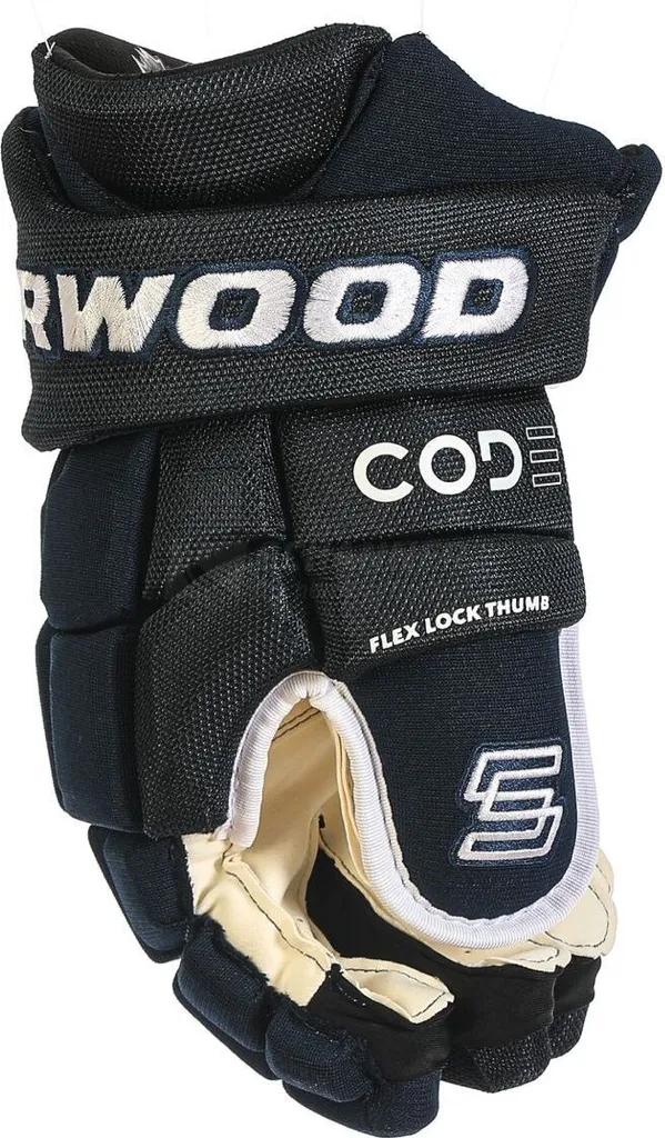 Gants Sherwood Code Encrypt 1 Senior noir et blanc taille 14