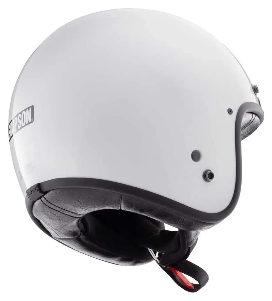 Casque Simpson Chopper Solid Ece22.06 Blanc L avec coque renforcée - 2