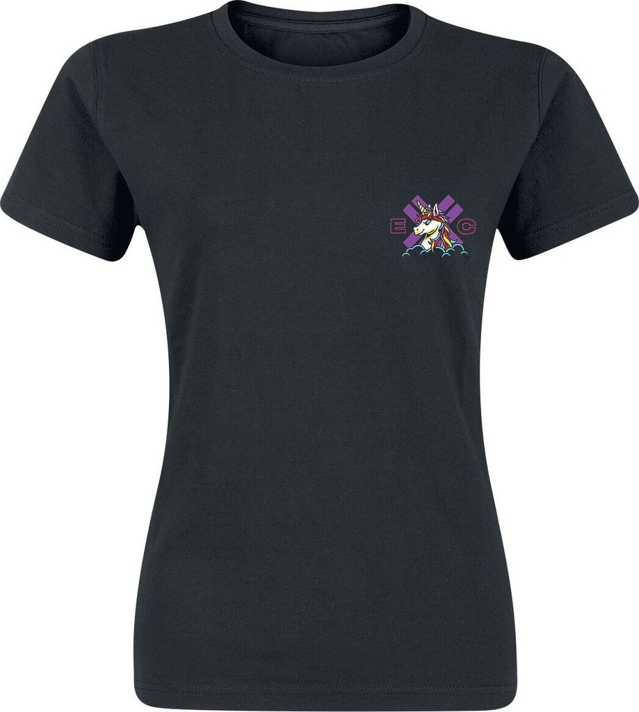 Electric Callboy T-Shirt Damen Spaceman Unicorn schwarz XXL