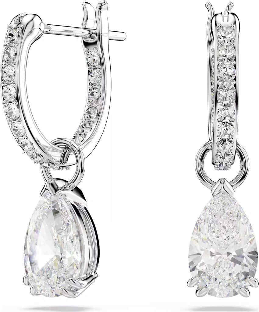 Swarovski Ohrringe Damen Stilla Drop Weiß/Rhodium 5636716 Produktbild 
