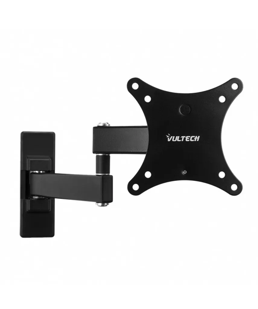 Support TV Mural Fixe contre les Chutes Vultech Écran 26" Noir