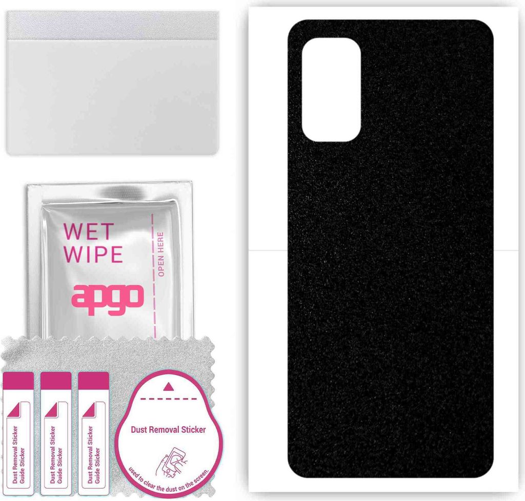 apgo Rückseite Schutzfolie, Skin, kompatibel mit Xiaomi Redmi Note 10T 5G Japan, Hinten Displayschutzfolie aus Vinylfolie, kratzfest, einfache Mon...