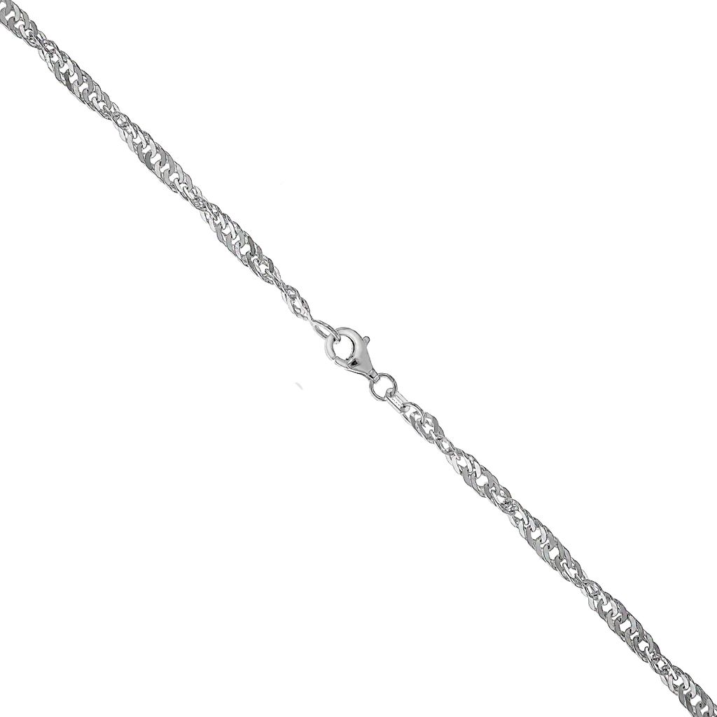 V Collier 925/- Sterling Silber 50cm weiß 064250164-50 Produktbild 