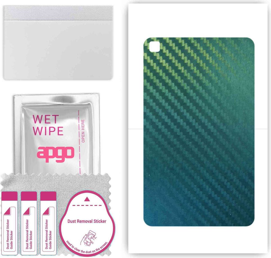 apgo Rückseite Schutzfolie, Skin, kompatibel mit Samsung Galaxy Tab S6 WiFi SM-P613, Hinten Displayschutzfolie aus Vinylfolie, kratzfest, einfache...