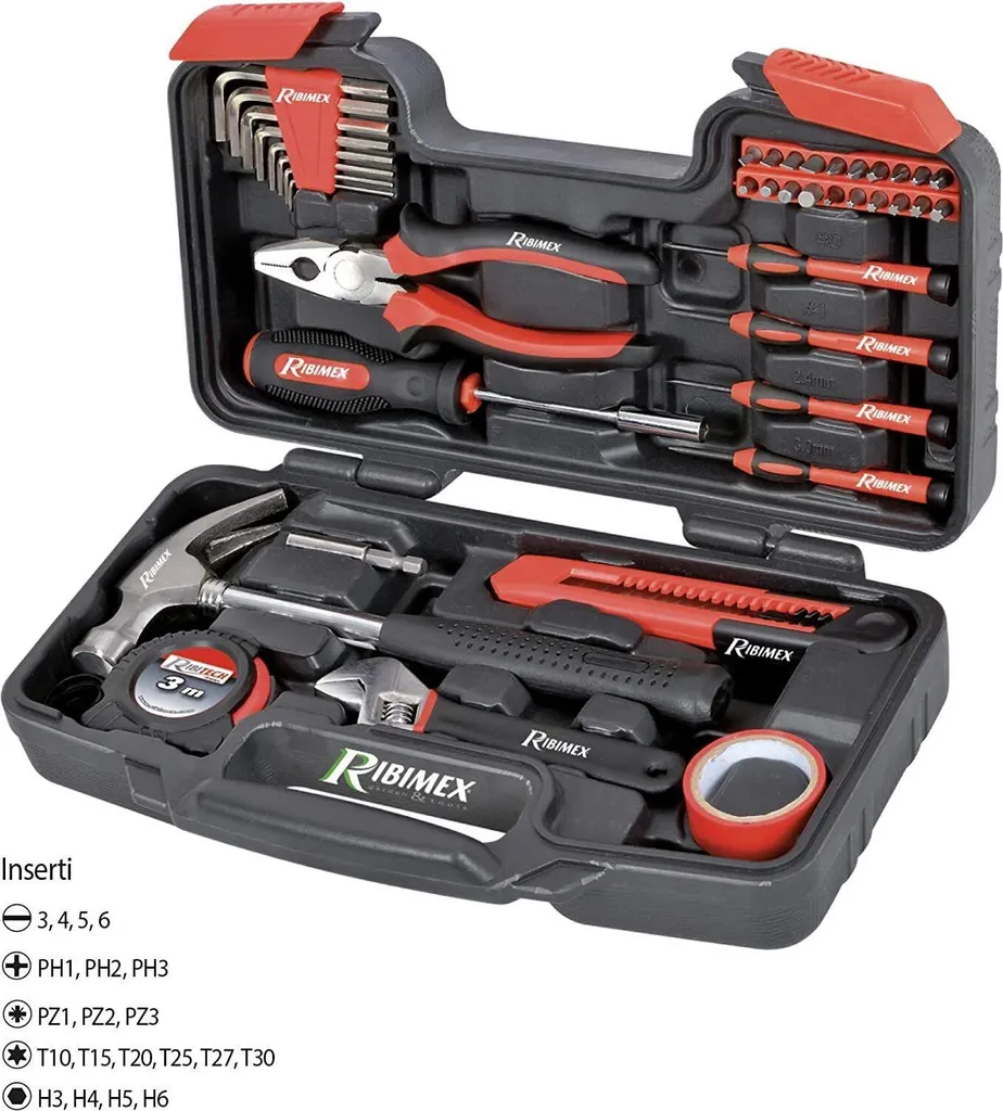Ribimex PRKOUT40/M Valigetta Portautensili 40 Pezzi | Prezzo Outlet - 2