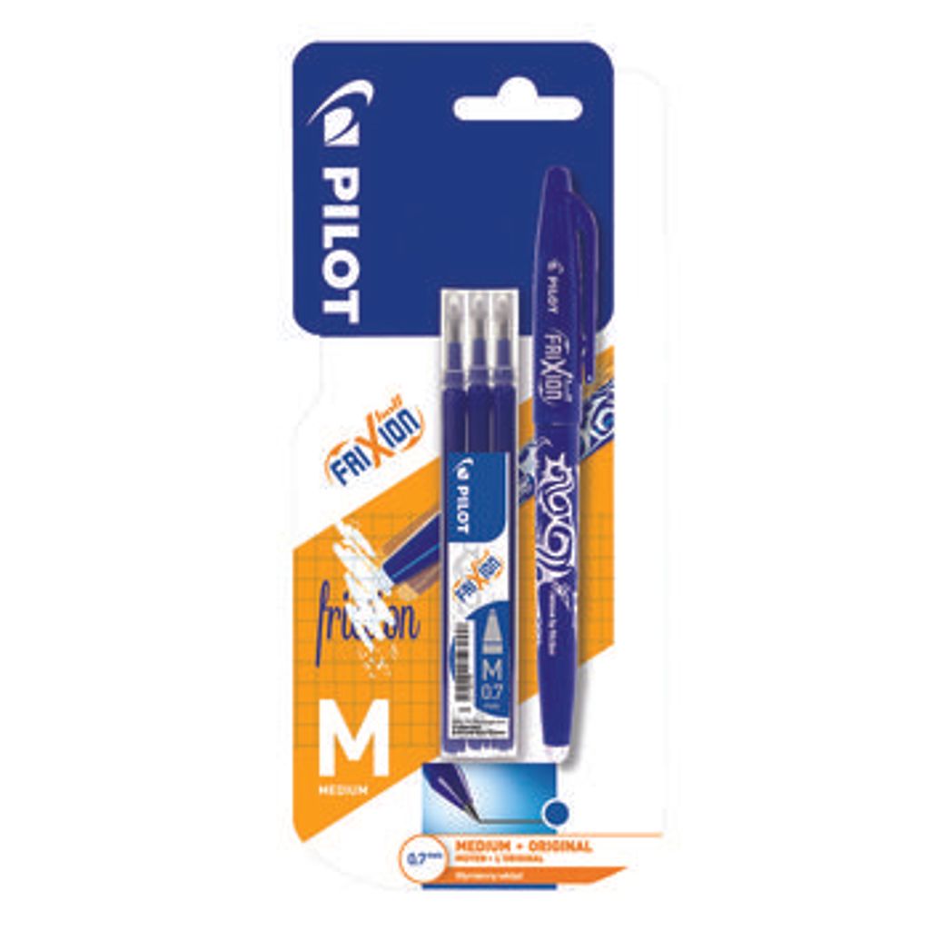 Pilot - Stylo roller Pilot Frixion BL -Fr7 M + 3 Full Blue Image du produit 