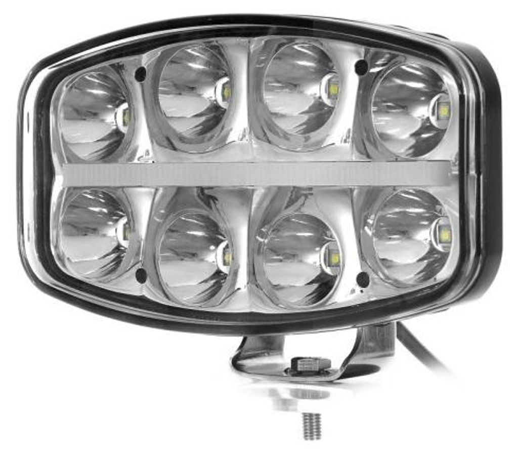 Neuer leistungsstarker 64W LED-Scheinwerfer (Halogen) mit drei Funktionen, Neon-Effekt, 12–24 V, weißes Licht, 6500 lm