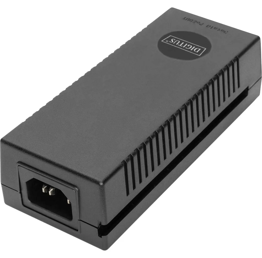 DIGITUS Injecteur PoE+ 10 Gigabit Ethernet 802.3at 30W Haute Performance