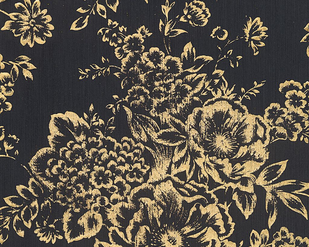 Architects Paper Blumentapete Metallic Silk florale Tapete Produktbild 