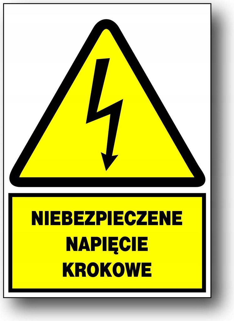 ZEO/A-14 Zeichen 15X21 Gefährliche Schrittspannung