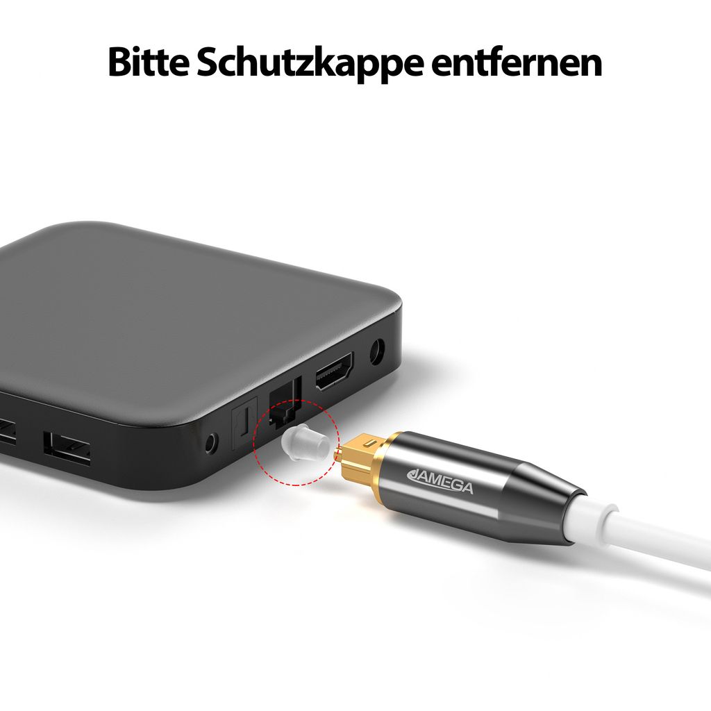 Toslink Premium Kabel - Optisches Audiokabel LWL SPDIF Produktbild 5