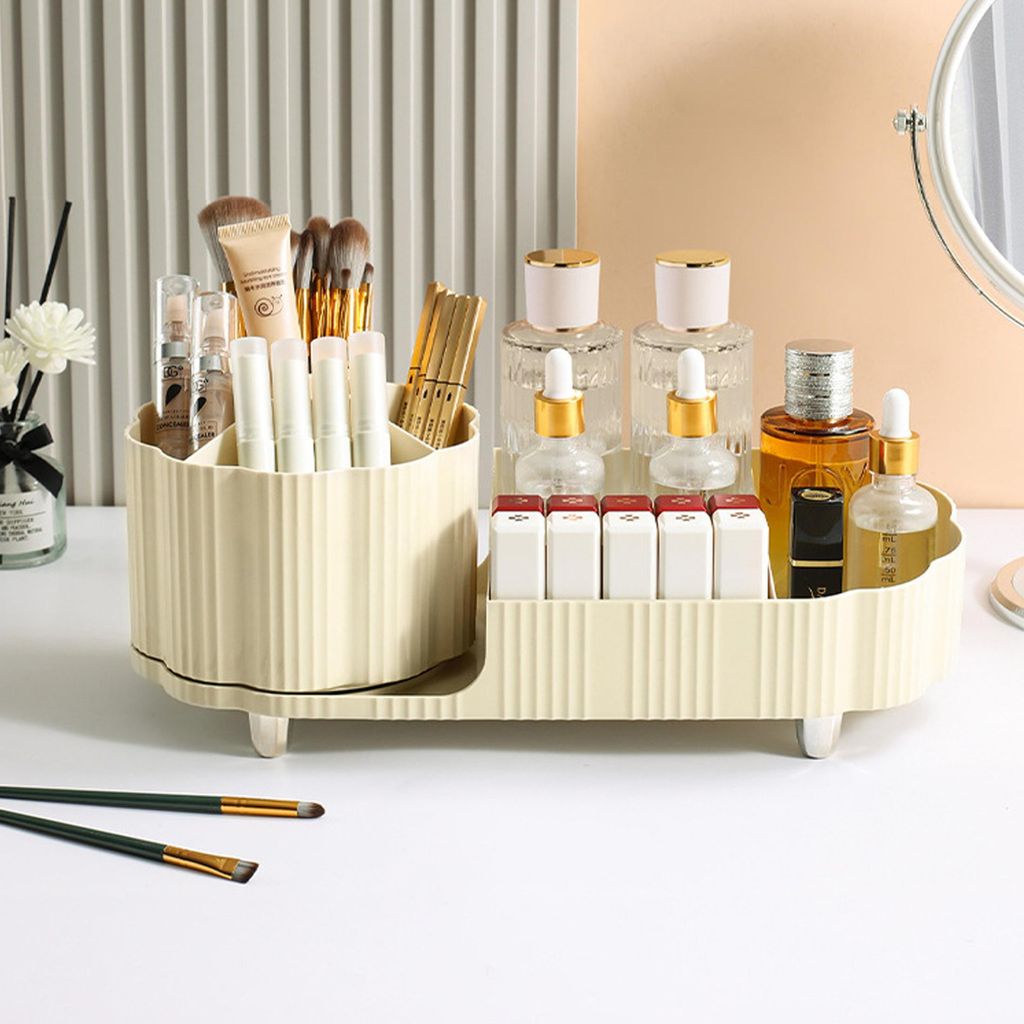 Schubladeneinsätze & -organizer, Make Up Kosmetik Organizer, 360° Drehbarer Beauty Organizer, Make-up-Organizer, Multifunktionale Kosmetikaufbewa...