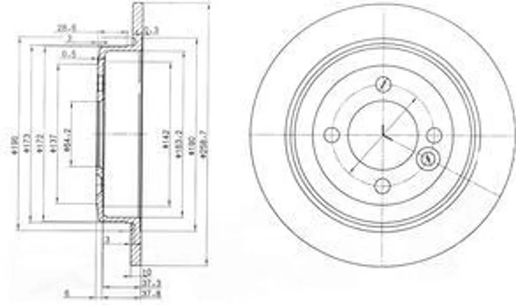 Disque de frein arrière Dr!ve+ : freinage stable pour Mini R52 R57-R59