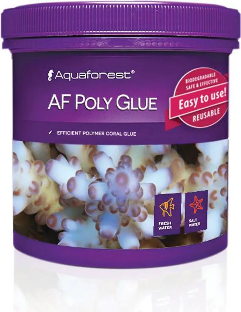 Colle pour décor aquarium eau de mer fixer pierres et coraux - 250ml