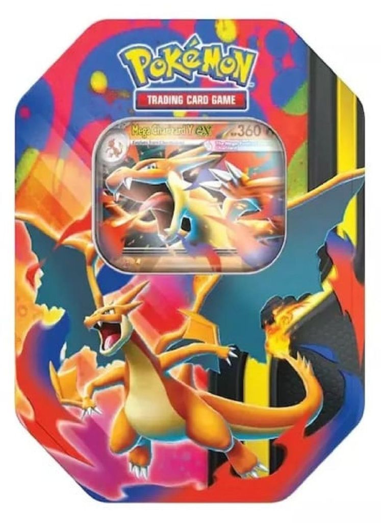 Pokémon TCG Mega Charizard Tin (Inglese) Immagine del prodotto 