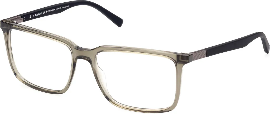 Timberland TB1740 Lunettes Homme en Acétate Vert Brillant Taille 54mm