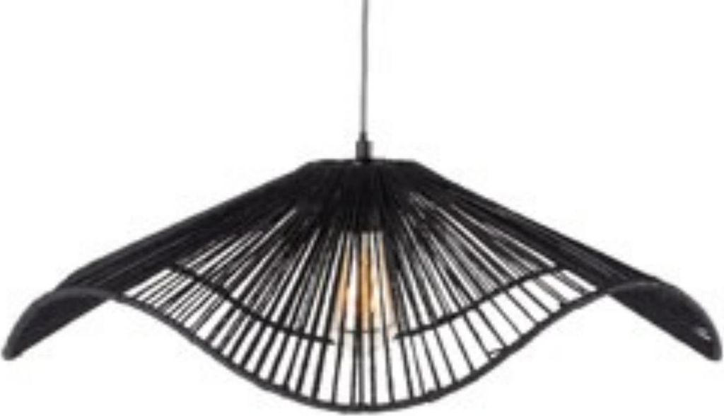 Leitmotiv - Hängeleuchte Sombra - Schwarz - 62x62x19cm Hängelampe - Esstischlampe - Wohnzimmerlampe - Schlafzimmerlampe - Wohnzimmer