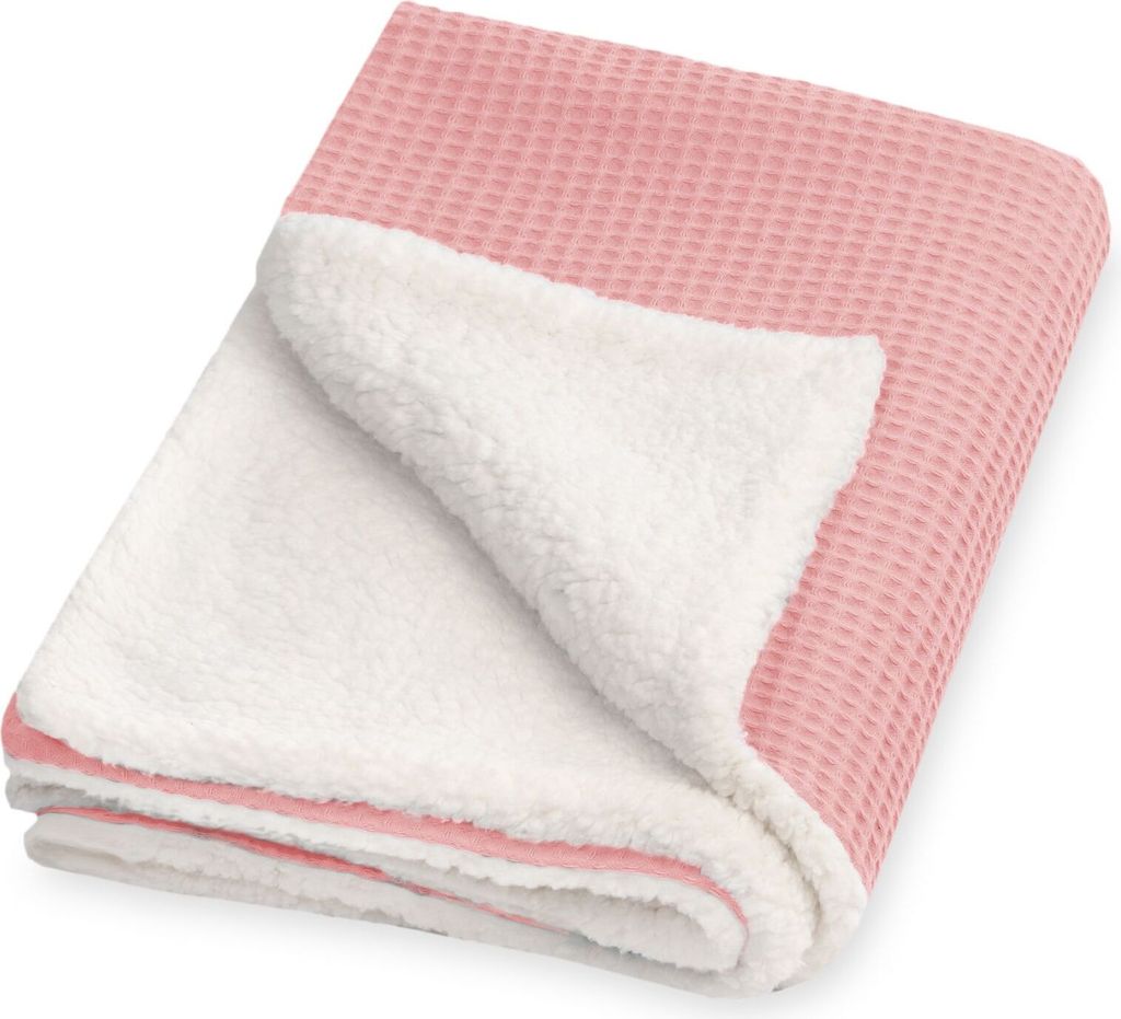 Julius Zöllner GmbH &Co.KG Kuscheldecke Waffelpiqué Blush Winterdecke 70/100 (BxLxH) B=25 x L=25 x H=10 cm