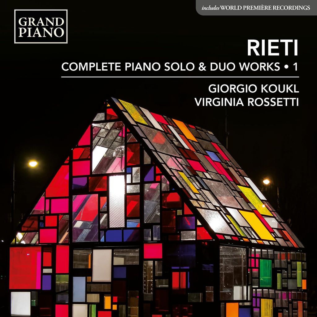 VITTORIO RIETI: Gesamtwerk für Klavier Solo & Duo Vol.1