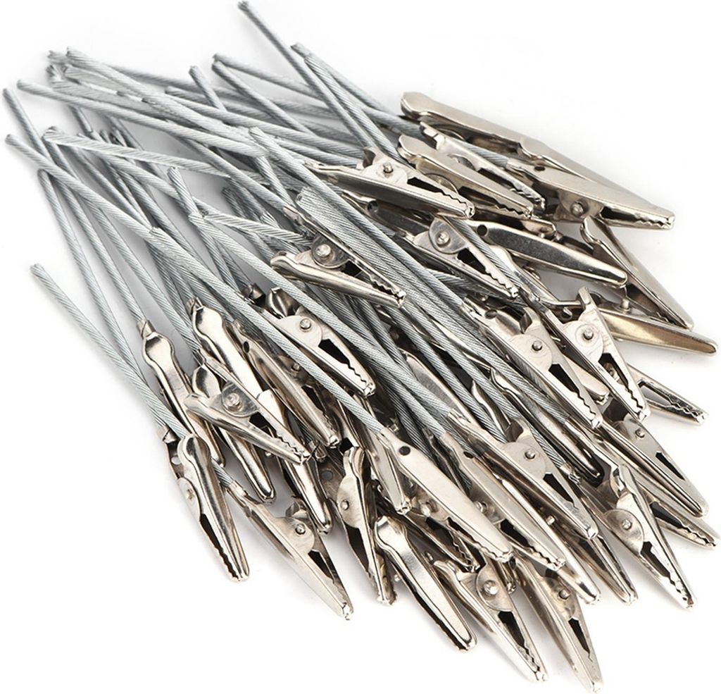 Memo-Notizhalter, Bilderhalter, 50 Stück, DIY-Bastel-Drahtklammer, Foto-Clip-Halter-Set, Metall für Preiskarten