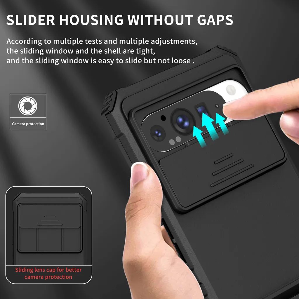Custodia Professionale Pixel 9 Pro XL Nera: Sicurezza e Funzionalità - 2