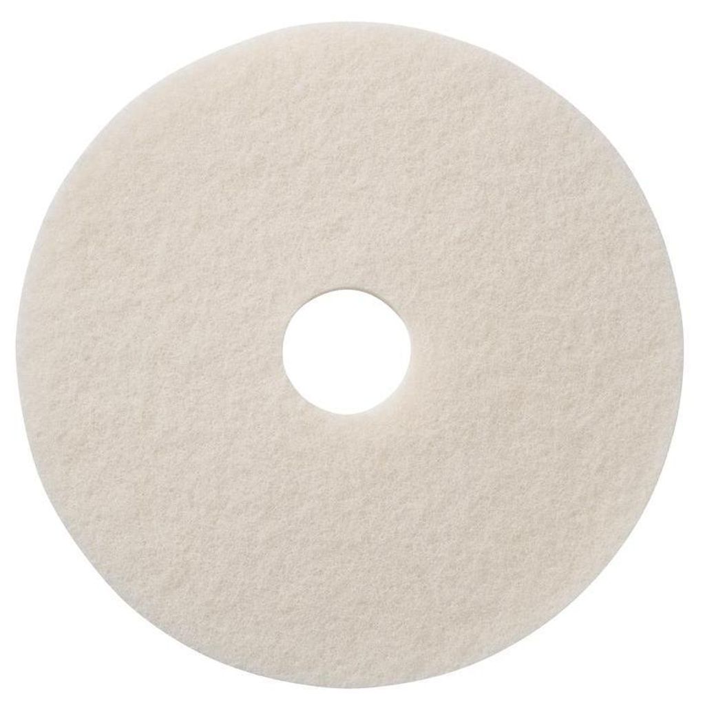 5x TASKI Americo Pad 18" (46 cm) Weiß, Extra feines Pad zum polieren sauberer und trockener Böden | Packung (1 Stück)