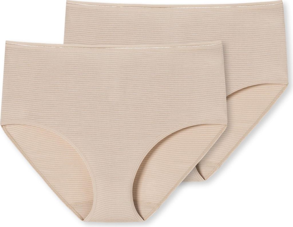 Schiesser Damen 2 er Pack Midi Gr. 48 sand
