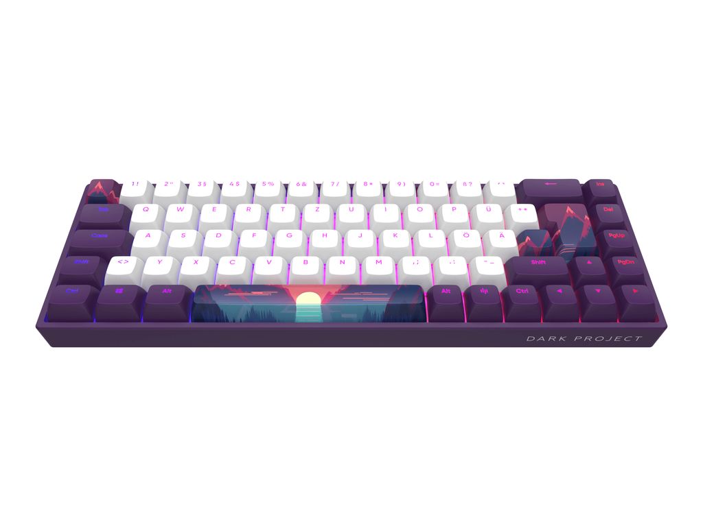 DARK PROJECT 68 Sunrise - Mechanische Gaming-Tastatur RGB Produktbild 