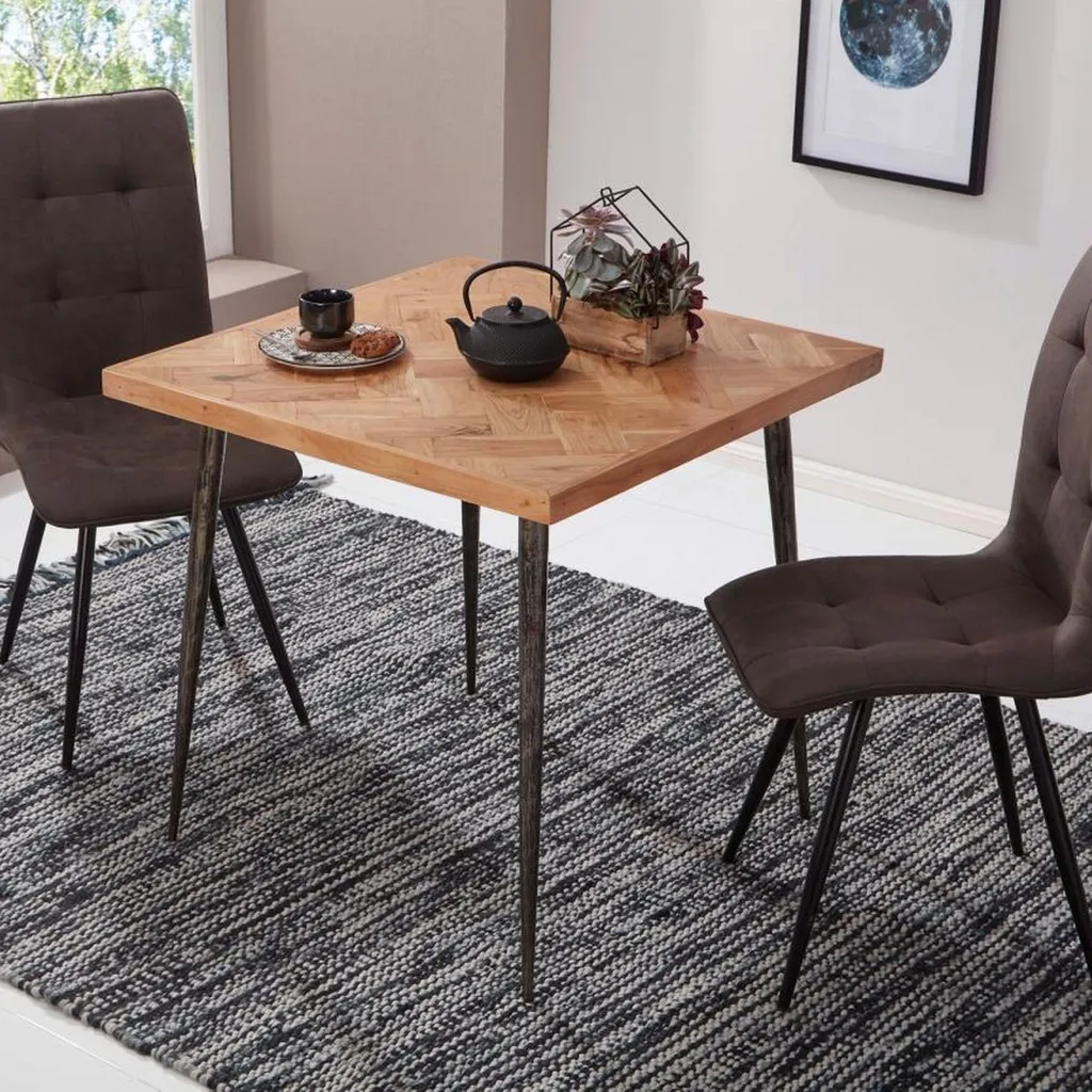 Table LODI bois massif durable : la solution robuste contre l'usure