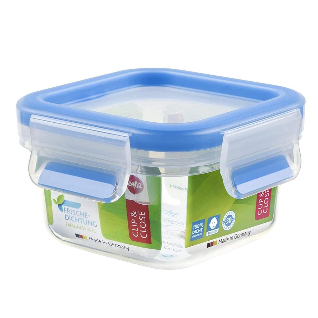 EMSA Clip & Close Frischhaltedose, quadratisch, 0,20 L, Produktbild 